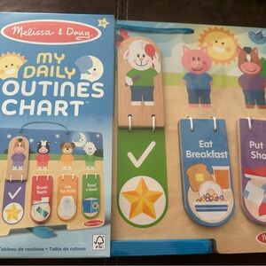 Melissa & Doug My Daily Routines Chart - Multicolor